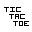 Tic-Tac-Toe v1.00 Title Screen